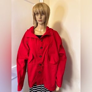 NWOT - Liz Claiborne Red Coat - Size XL